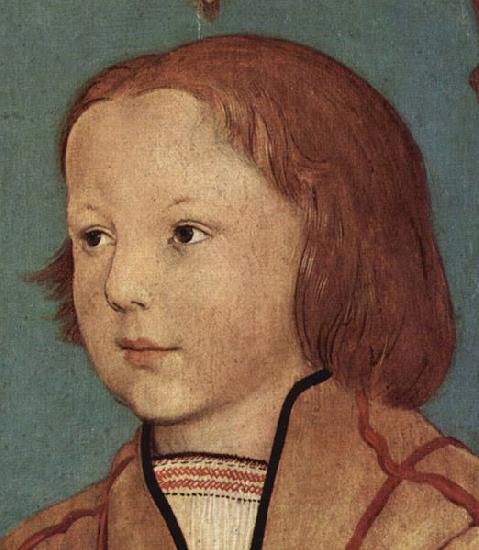 Ambrosius Holbein Portrat eines Knaben mit blondem Haar Germany oil painting art